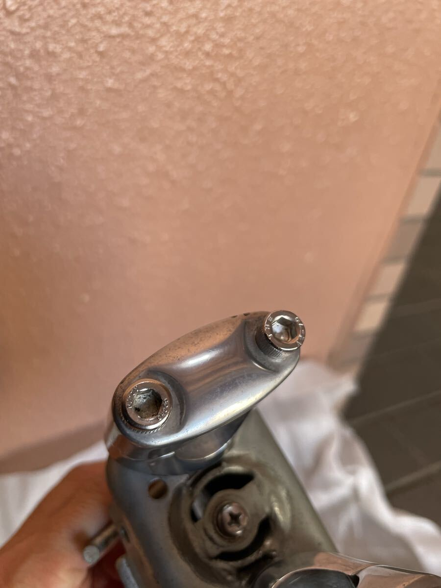 ハンドルポスト トップブリッジ ビーノ 2スト ビーノ 5AU SA10J クランプ ヤマハ_画像9