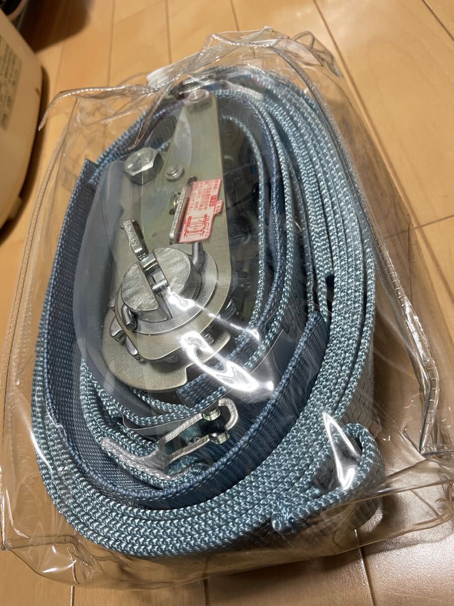 パーマン ラッシングベルト ラッシング ラチェット式　トラック　固定　ガッチャ　固縛　ロープ_画像8