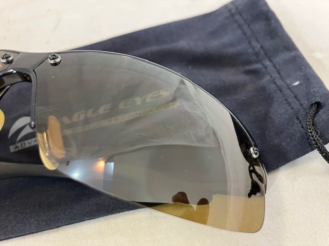 EAGLE EYES　偏光サングラス　Certified TriLenium Lens　PANO-VU　#20081　7394　中古　_画像3