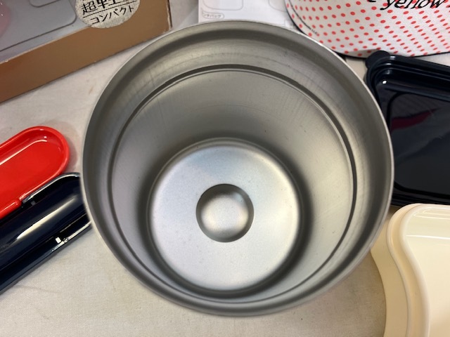 スケーター スヌーピー　フォークケース付保温ジャー付ランチボックス　未使用_画像3