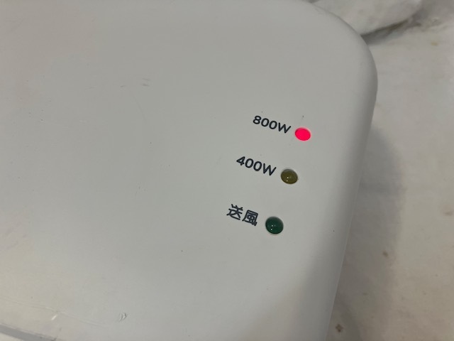 ZEPEAL 脱衣所 ファンヒーター DTO-801　2004年製　中古_画像8