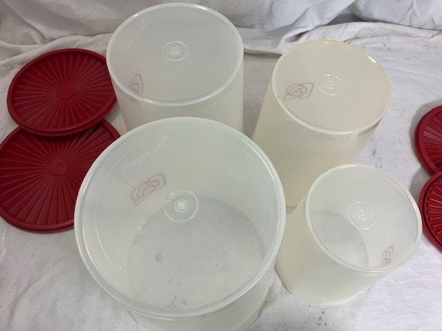 タッパーウェア マキシデコレーター 大小 4点 セット 中古_画像5