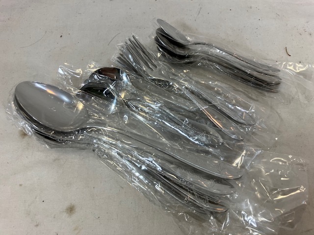 silvio valentino　スプーン　デザートスプーン　コーヒースプーン　ヒメフォーク　5客揃　カトラリーセット　未使用_画像8