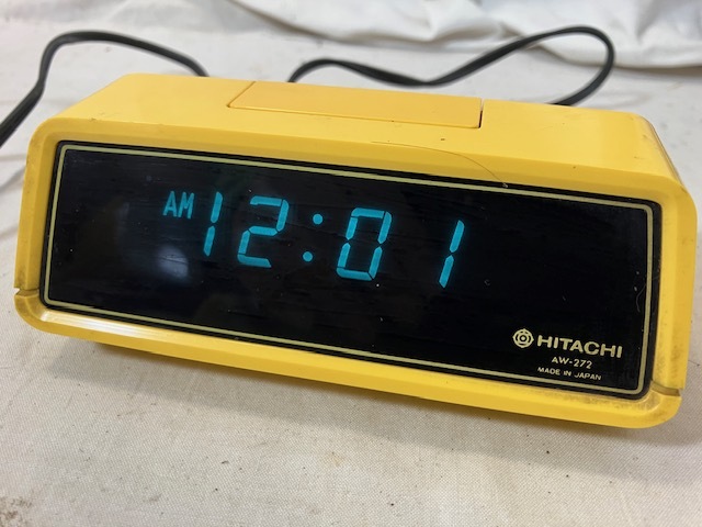レトロ　日立 デジタル時計 AW-272　中古_画像5