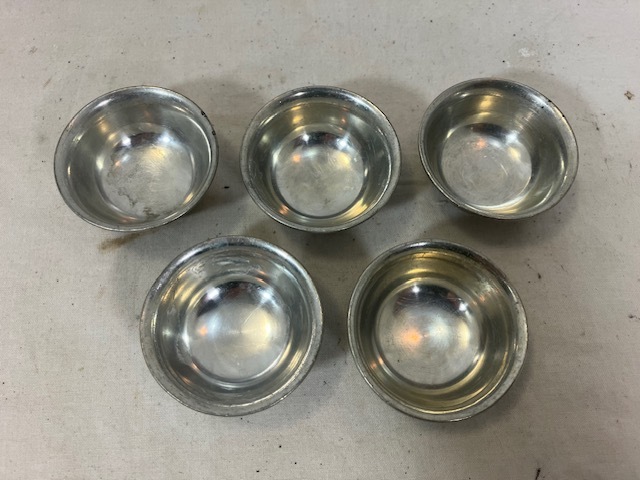 本錫　錫製　お猪口　5客揃_画像2
