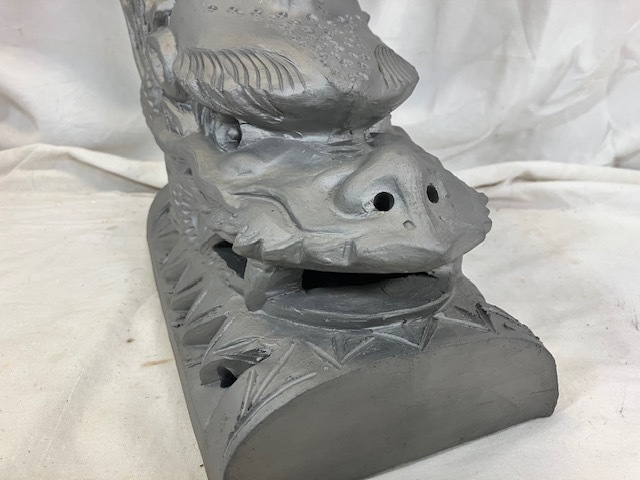 鯱鉾瓦 しゃちほこ 瓦 置物 鬼瓦 高さ48cm_画像5