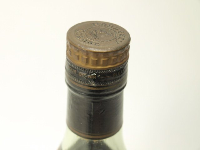 液面低下★★HENNESSY ヘネシー XO 旧ボトル 金キャップ グリーンボトル 700ml/40%★ASH-56809_画像7