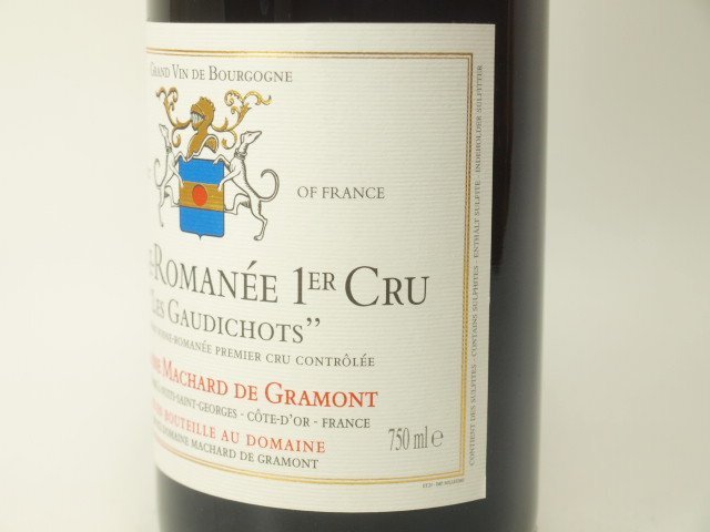 ★★ドメーヌ・マシャール・ド・グラモン ヴォーヌ・ロマネ プルミエ・クリュ レ・ゴーディショ 2021年 750ml/13.5%★AO1652_画像5