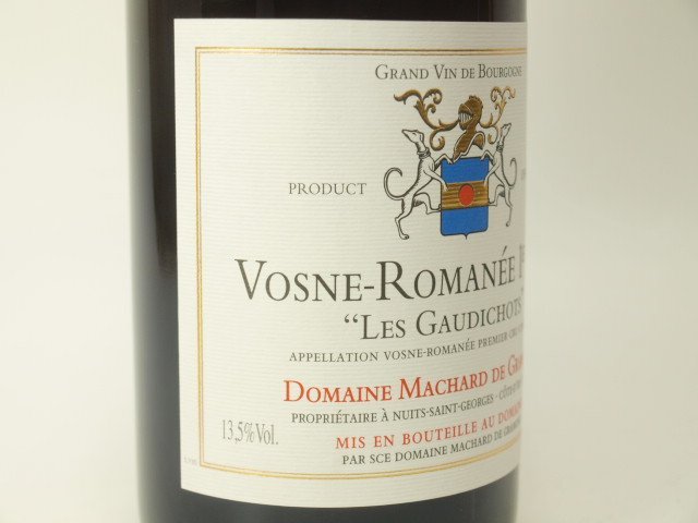 ★★ドメーヌ・マシャール・ド・グラモン ヴォーヌ・ロマネ プルミエ・クリュ レ・ゴーディショ 2021年 750ml/13.5%★AO1652_画像4