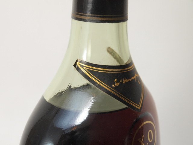 液面低下★★HENNESSY ヘネシー XO 旧ボトル 金キャップ グリーンボトル 700ml/40%★ASH-56809_画像5
