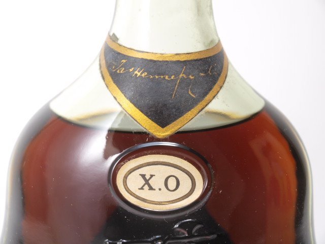 ★★JAs HENNESSY ジャズヘネシー XO 旧ボトル 金キャップ グリーンボトル 700ml/40% 箱付★AKA100160_画像2