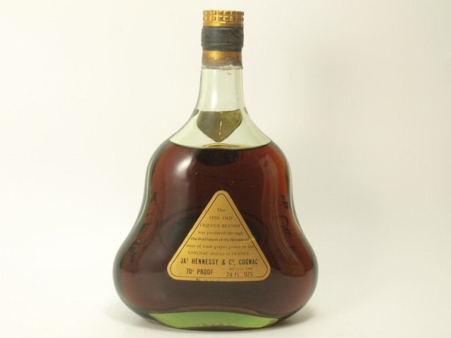 ★★JAs HENNESSY ジャズヘネシー XO 旧ボトル 金キャップ グリーンボトル 700ml/40% 箱付★AKA100160_画像4