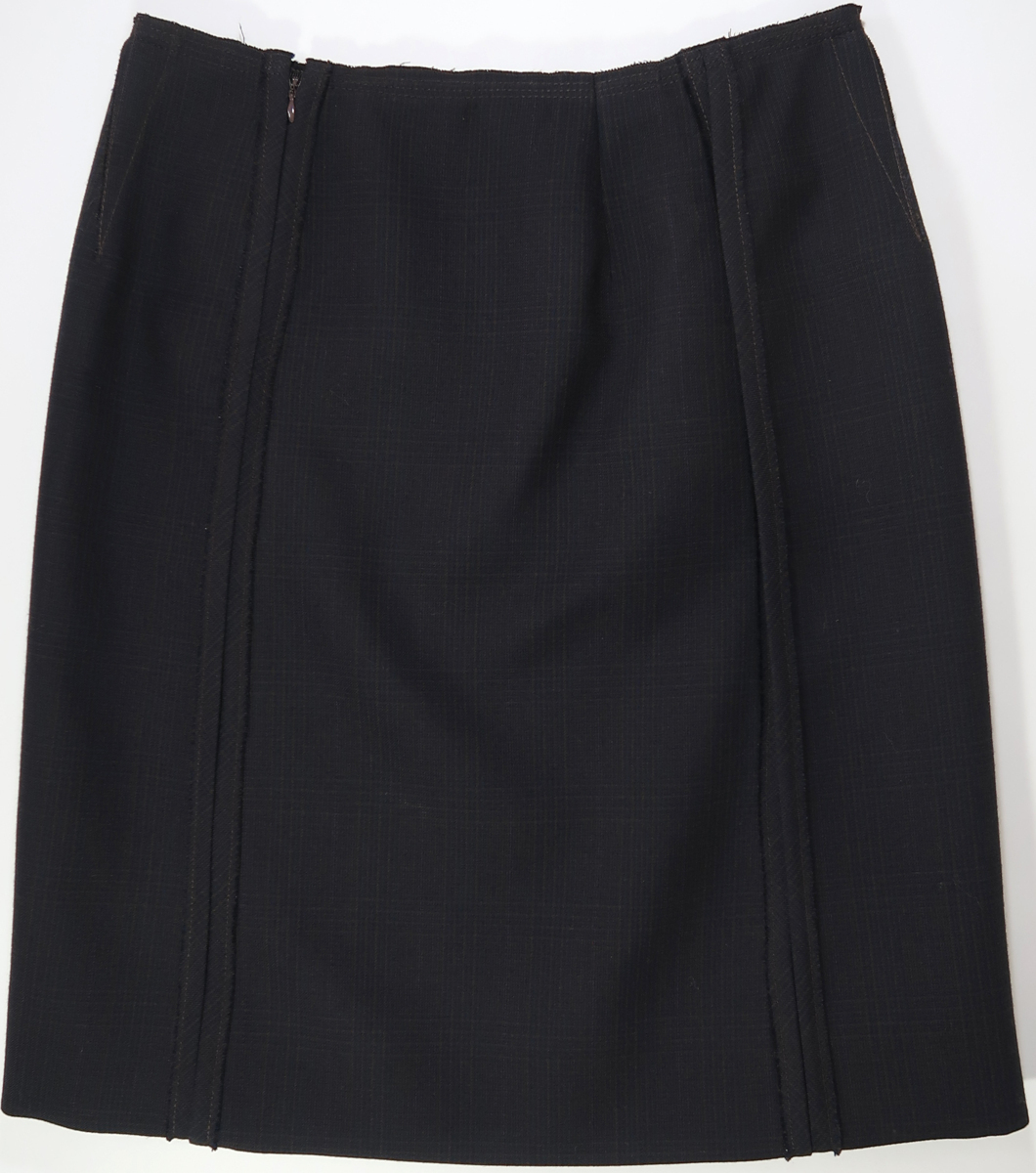 PRADA, юбка, проверка,42, б/у 