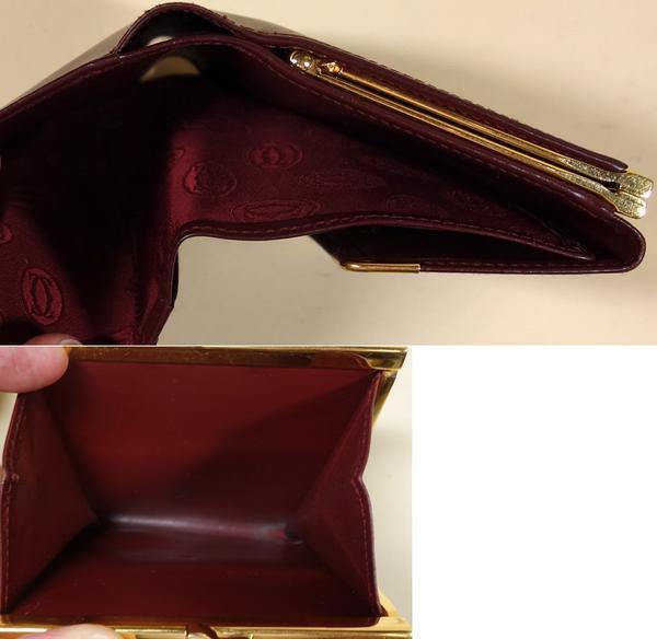 Cartier( Cartier ) кошелек, камыш ., б/у 