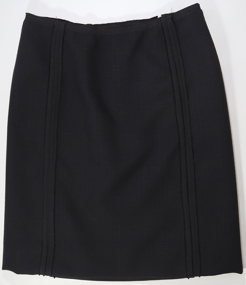 PRADA, юбка, проверка,42, б/у 