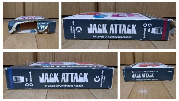 【箱説有・動作品・カートリッジ】JACK ATTACK COMMODORE 16・PLUS/4・116 コモドール_画像5