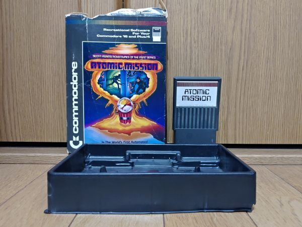 【箱有・動作品・カートリッジ】ATOMIC MISSION COMMODORE 16・PLUS/4・116 コモドール_画像1