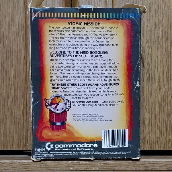 【箱有・動作品・カートリッジ】ATOMIC MISSION COMMODORE 16・PLUS/4・116 コモドール_画像4