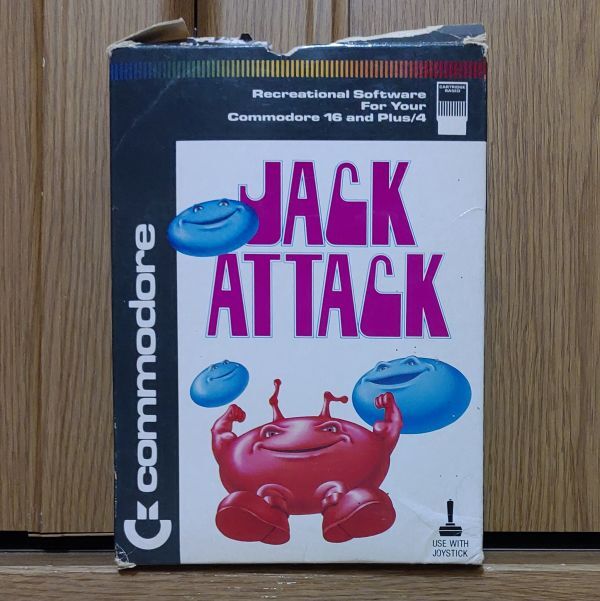 【箱説有・動作品・カートリッジ】JACK ATTACK COMMODORE 16・PLUS/4・116 コモドール_画像3