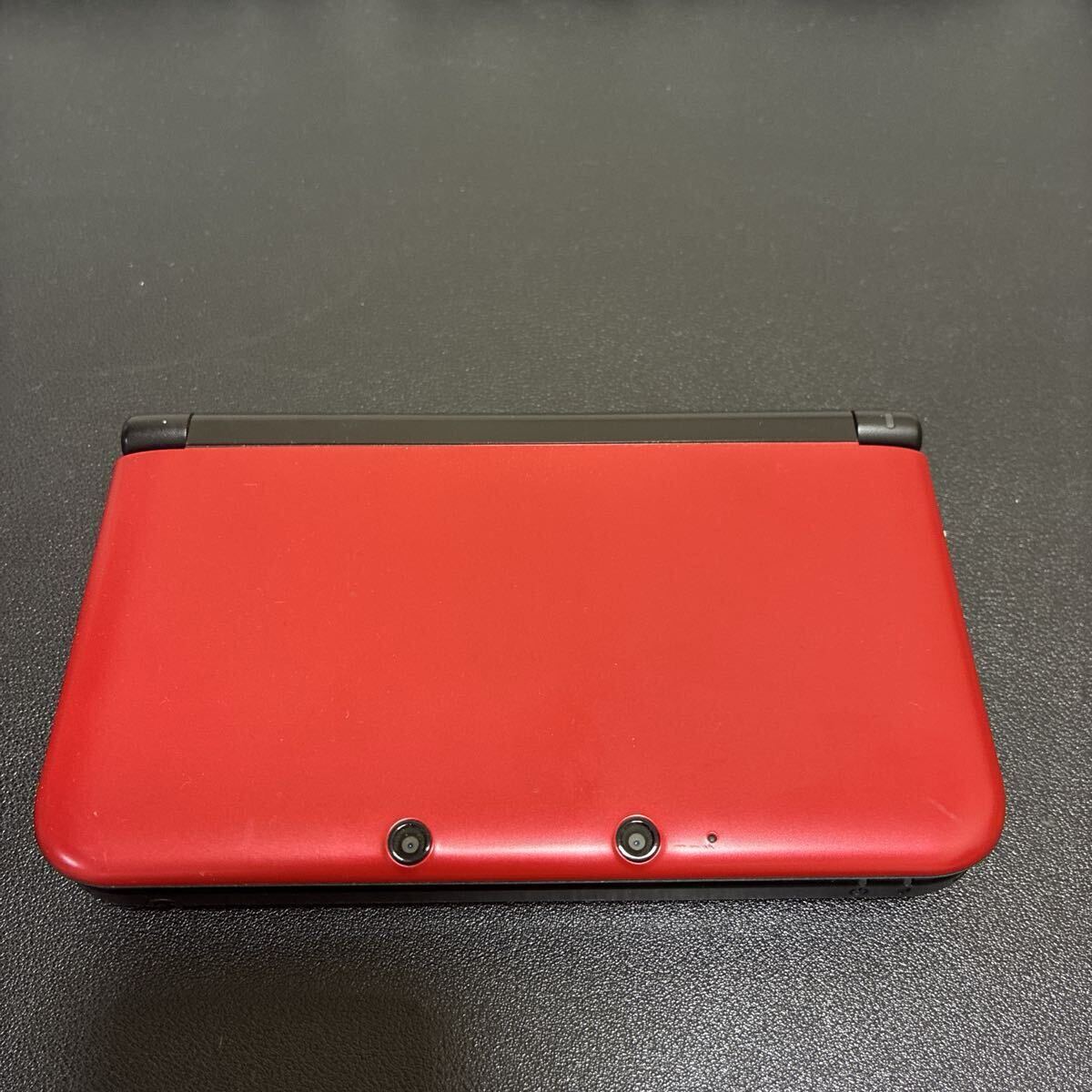 任天堂 3DS LL レッド×ブラック Nintendo ジャンク_画像1
