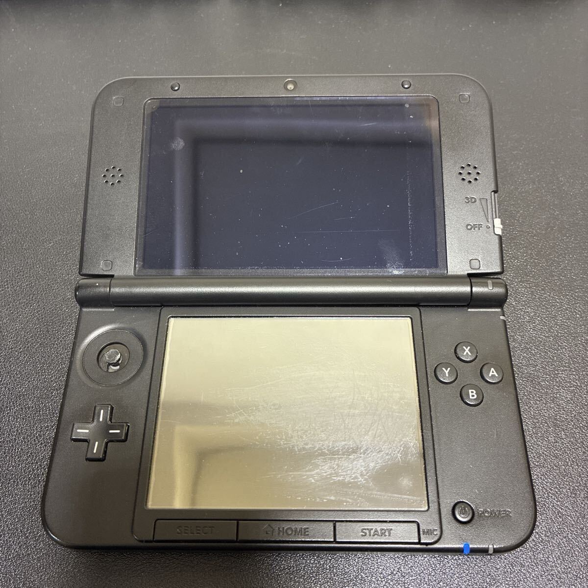 任天堂 3DS LL レッド×ブラック Nintendo ジャンク_画像3