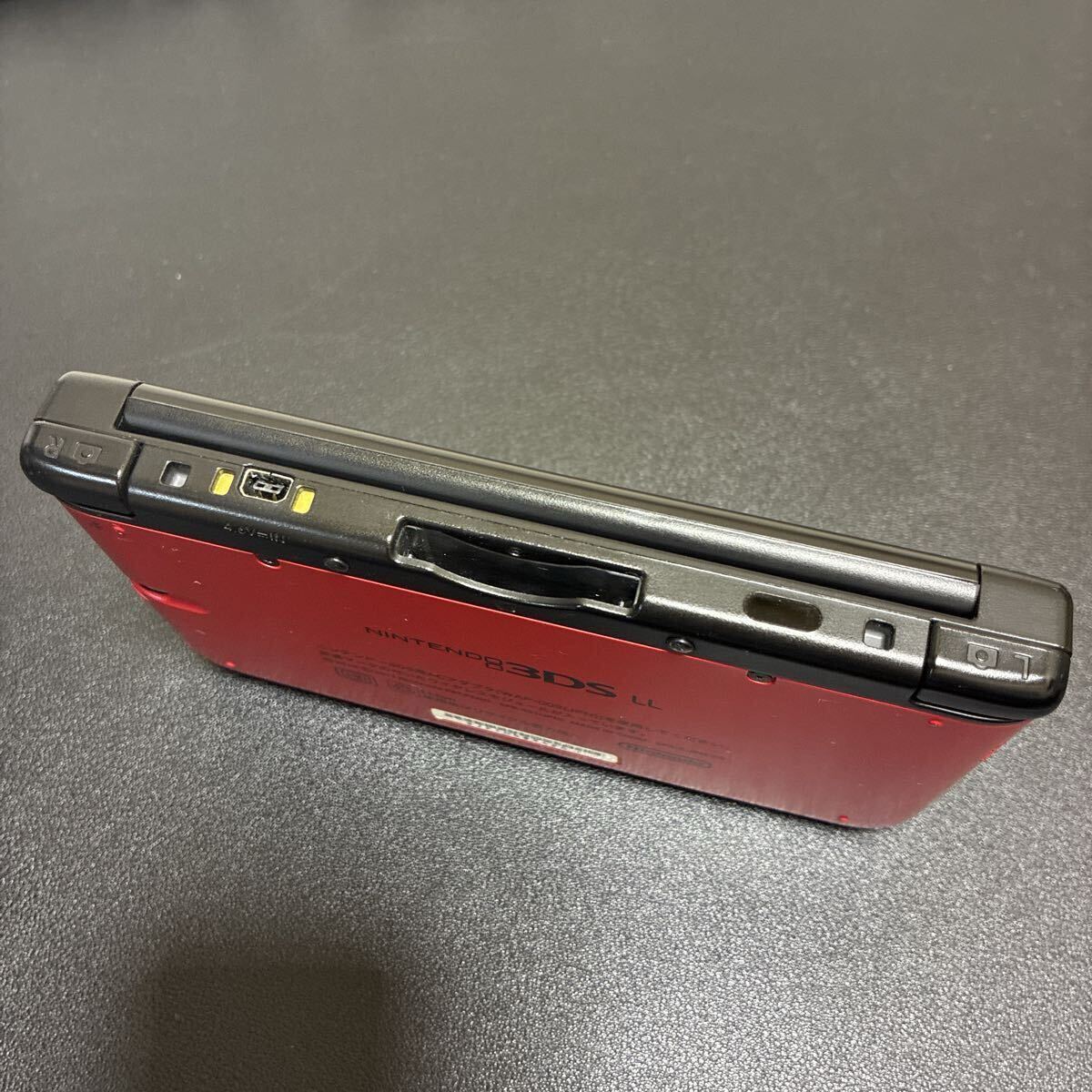 任天堂 3DS LL レッド×ブラック Nintendo ジャンク_画像4