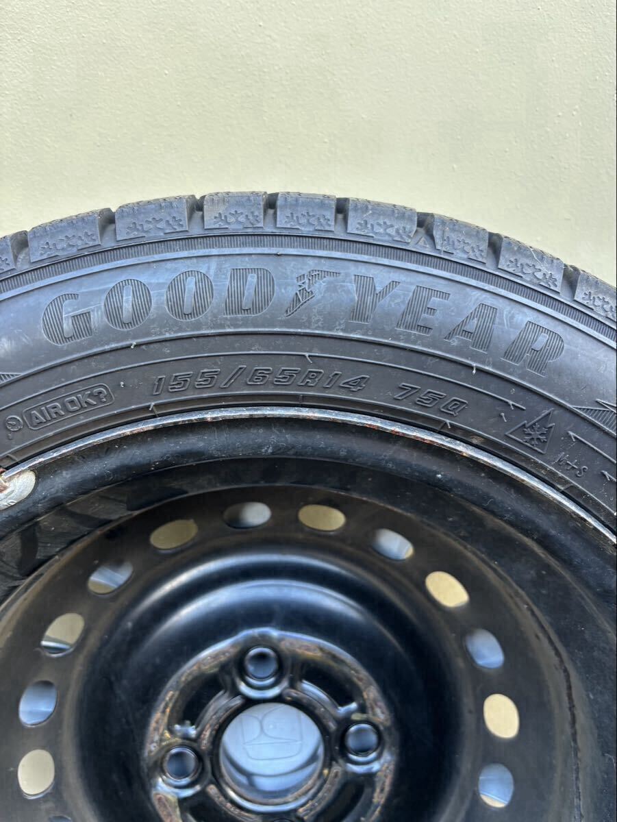 155/65/R14 зимний 2022 год производства Goodyear Ice навигация N-BOX, Move, Tanto, и т.п. .