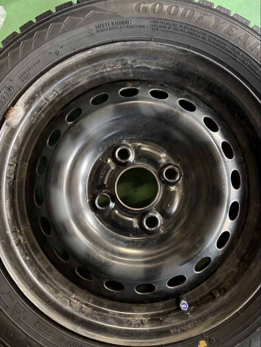 155/65/R14 зимний 2022 год производства Goodyear Ice навигация N-BOX, Move, Tanto, и т.п. .