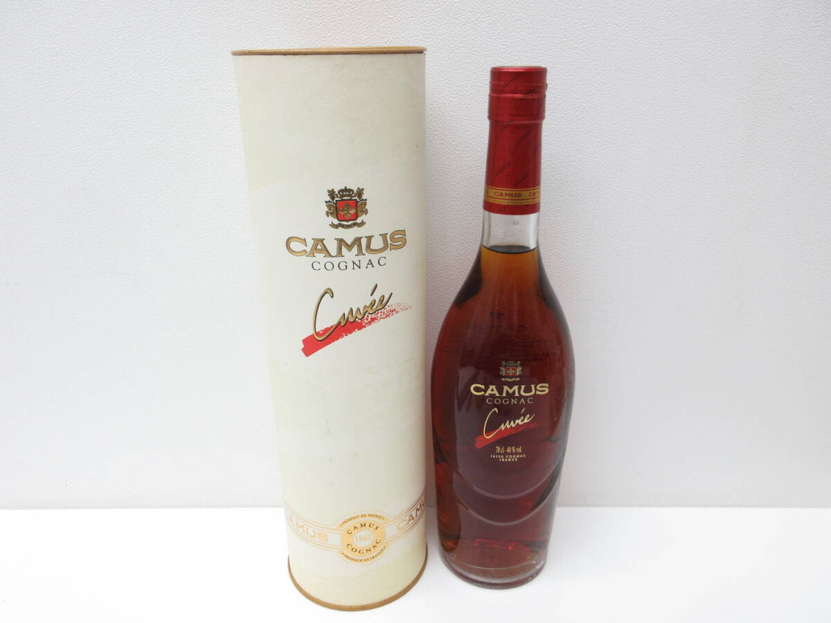 11685 酒祭 洋酒祭 CAMUS カミュ Cuvee キュヴェ ブランデー コニャック 750ml 40％ 箱付き 未開栓_画像1