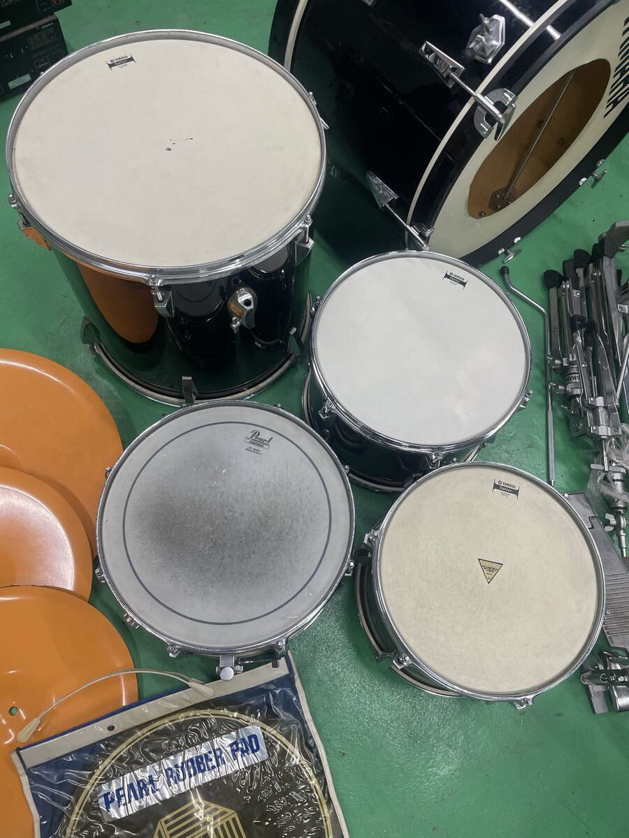 ※25（直接引き取り限定） YAMAHA ヤマハ ドラムセット Pearl シンバル ドラム一式_画像4
