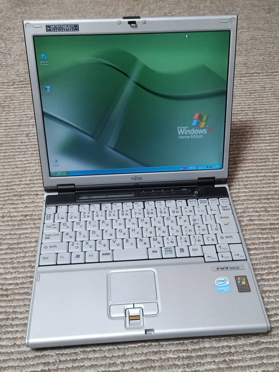 富士通 FMV-B8230 WindowsXP Celeron M423 メモリ512MB HDD40GB_画像1