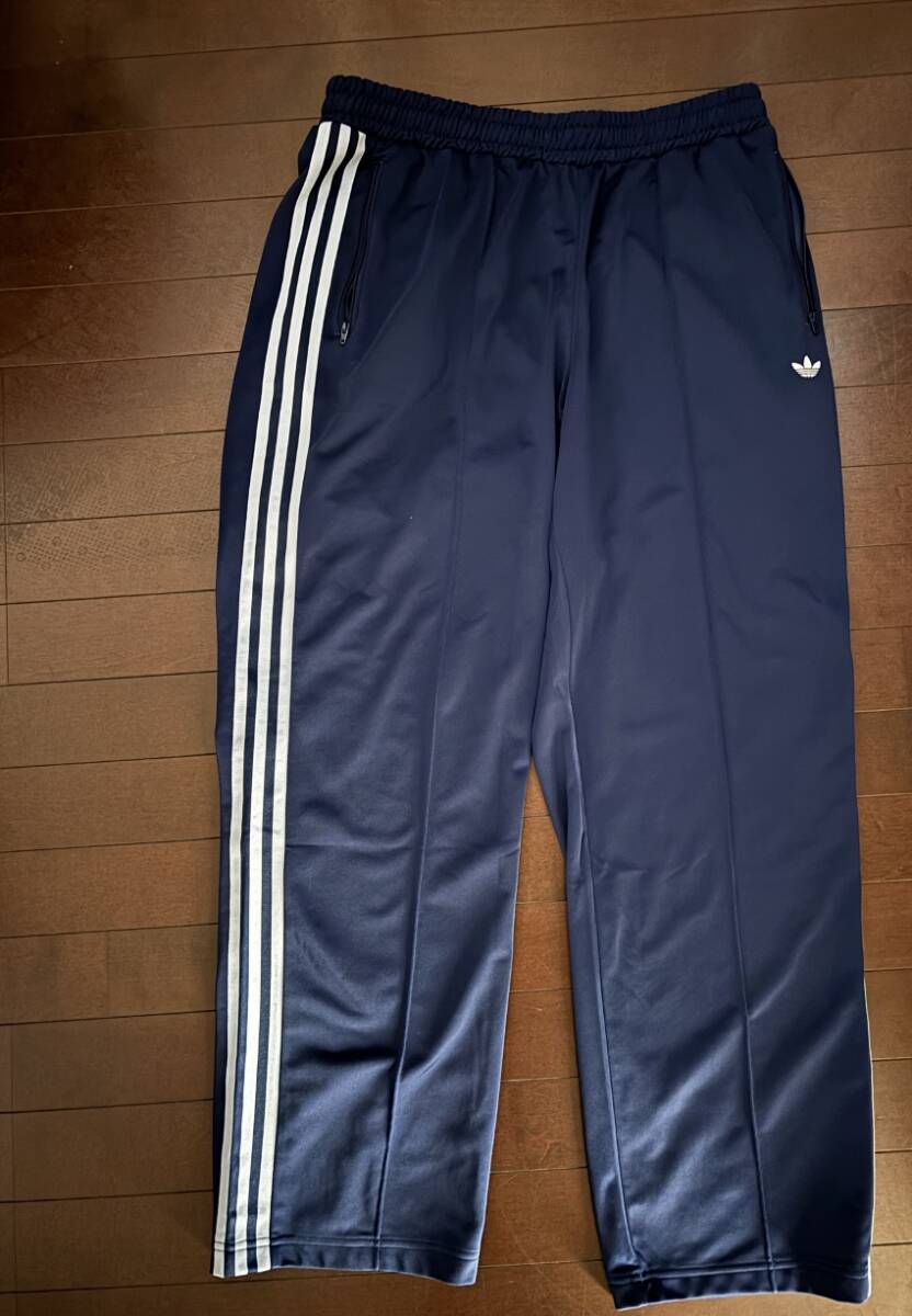 adidas アディダス 名作トラックパンツ ジェンダーニュートラル 人気ネイビー 2xL ベッケンバウアー Originals_画像3
