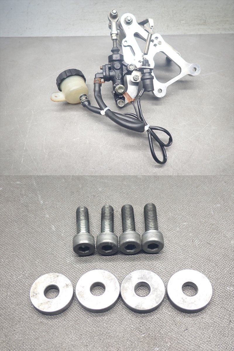 C1R7-1105 ヤマハ YZF-R6 OVER Racing オーバーレーシング バックステップ 一式セット♪ 【JYARJ031000018*** 逆車 動画有】_画像7