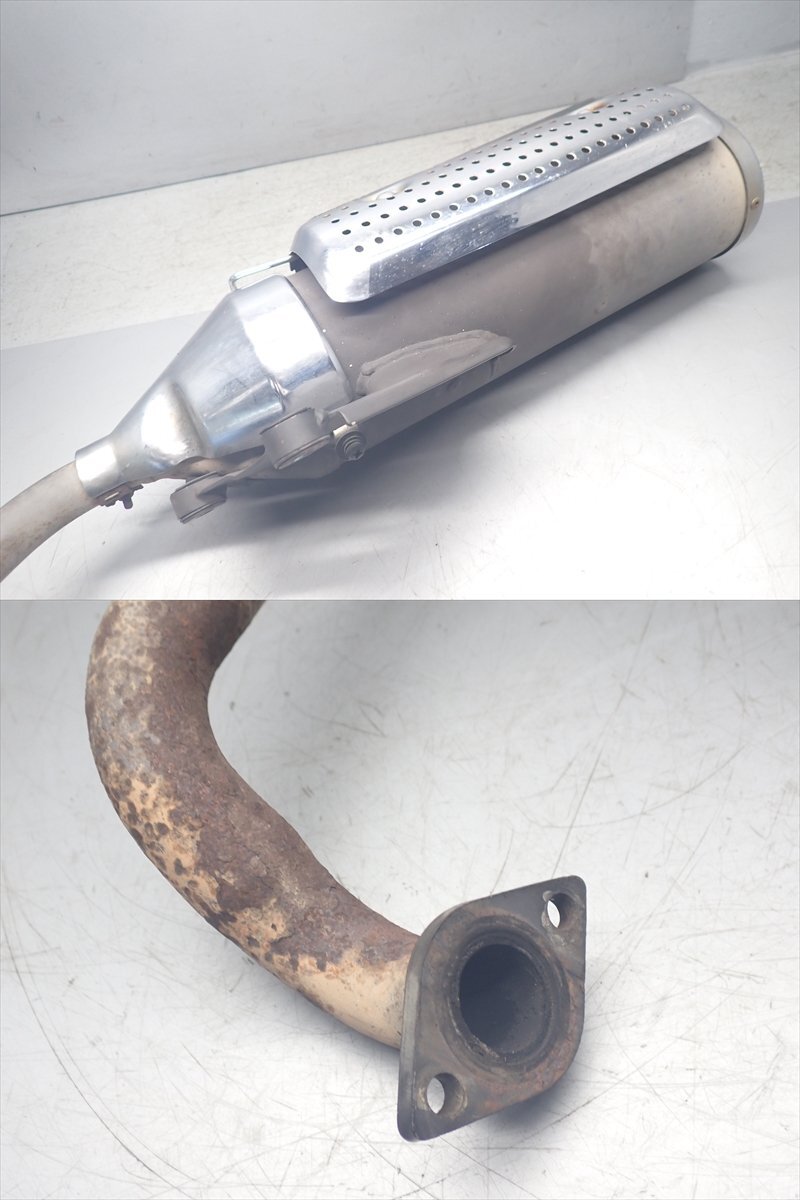 D1R7-1112 スズキ ジーツー / ZZ 純正 マフラー 【CA1PB-110~】_画像4