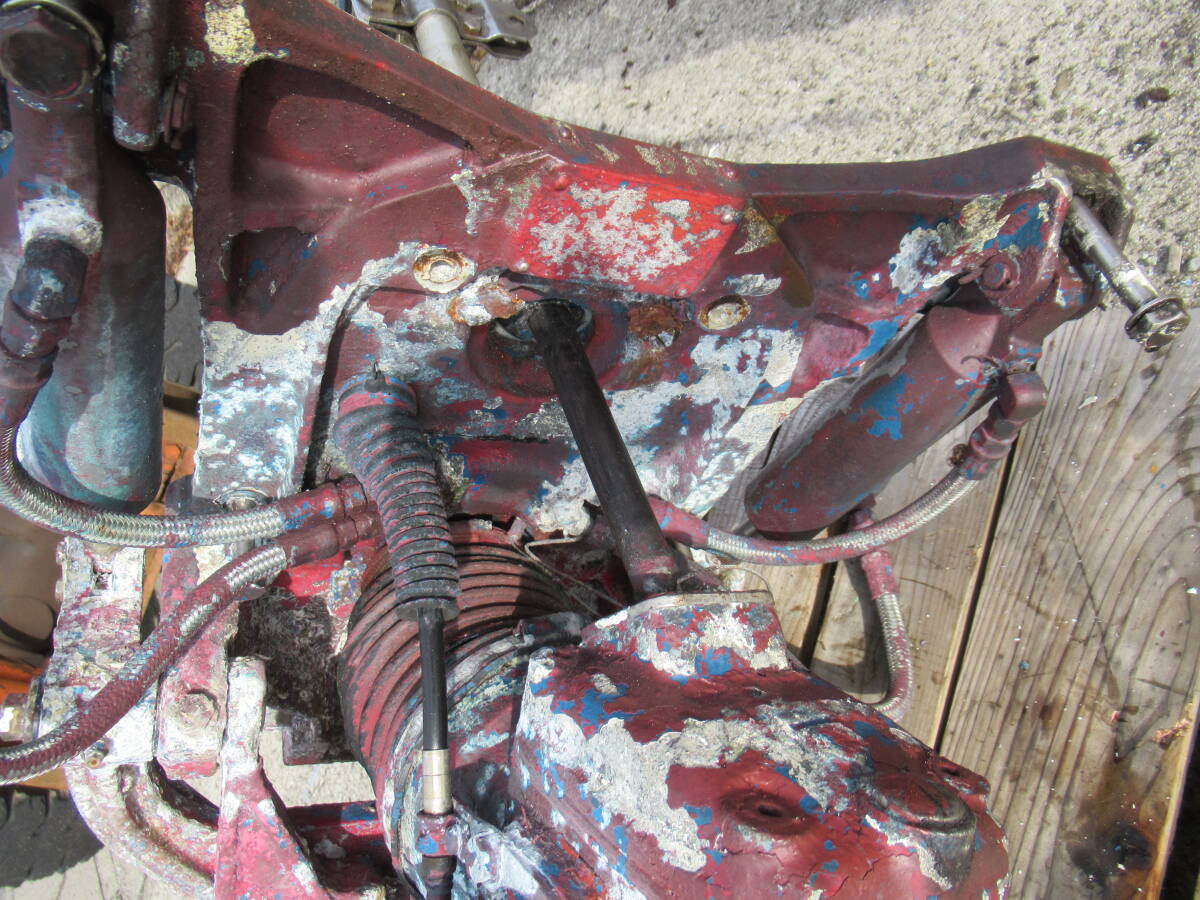 ■動画有 ヤンマー SZ-110 ドライブ 油圧チルトモーター付 ※福山通運営業所留 中古 yanmar プロペラ付 ジャンク扱い_画像7