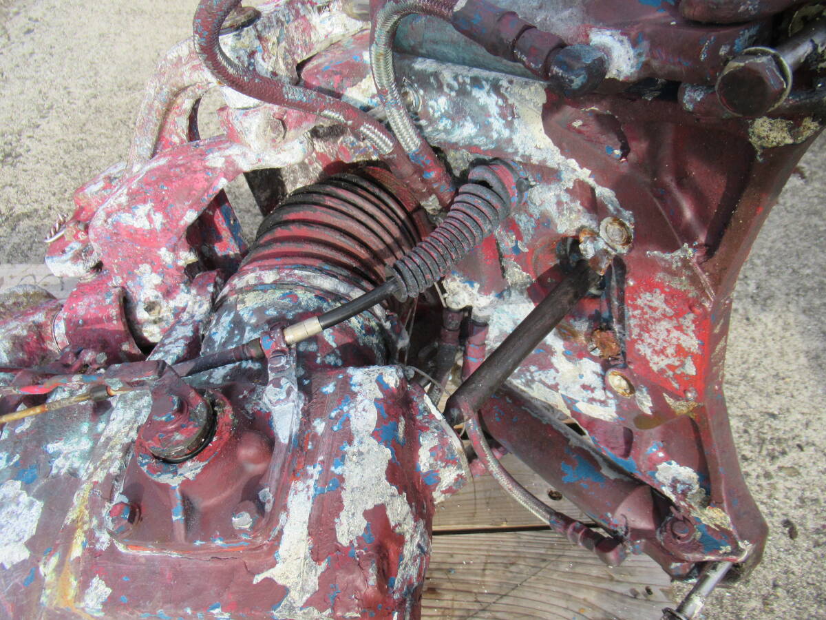 ■動画有 ヤンマー SZ-110 ドライブ 油圧チルトモーター付 ※福山通運営業所留 中古 yanmar プロペラ付 ジャンク扱い_画像8