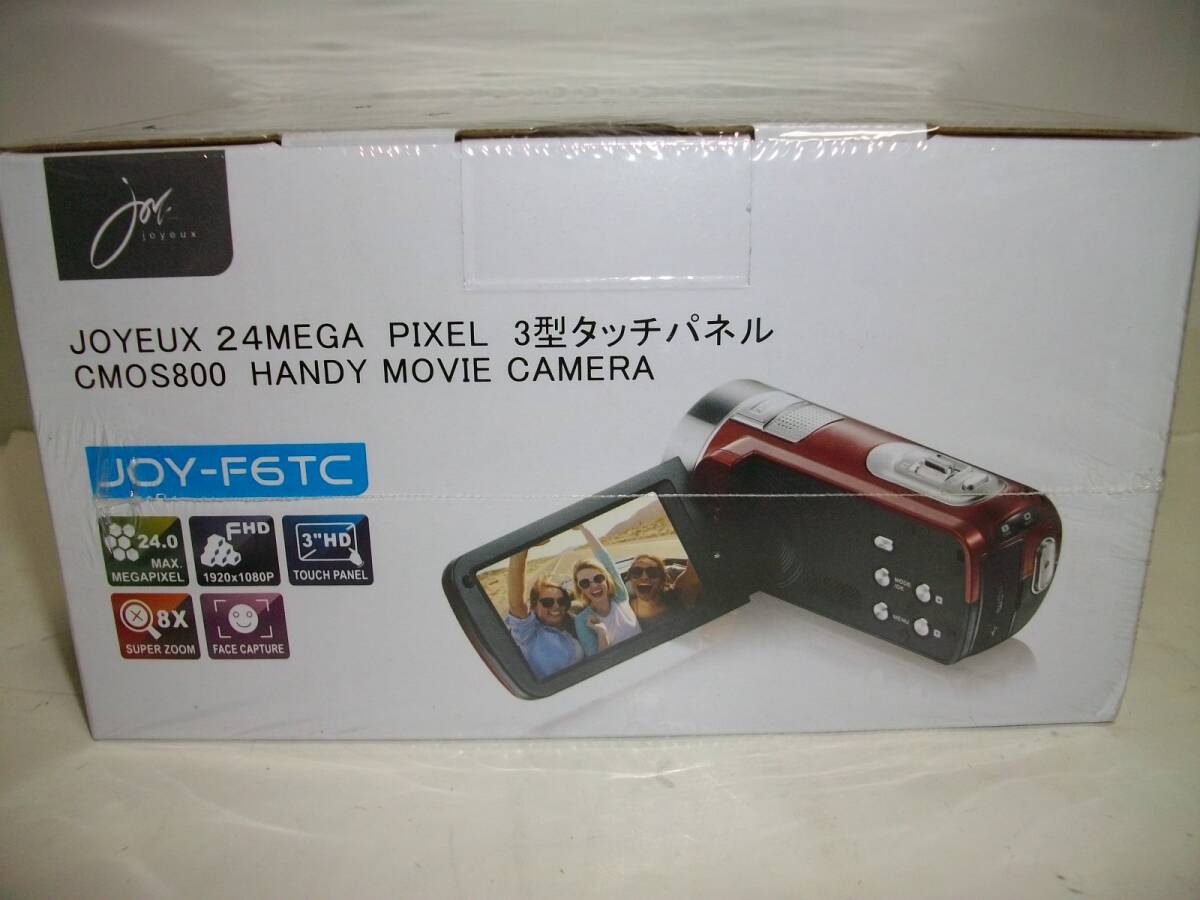 d.ジュワイユ JOYEUX 24MEGA PIXEL 3型タッチパネル 800万画素 RED JOY-F6TC 新品_画像3