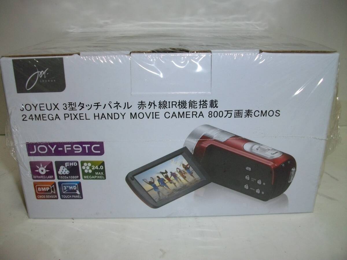 b.ジョワイユ JOYEUX 3型タッチパネル赤外線IR機能搭載カメラ JOY-F9TCRD レッド(赤) 新品_画像2