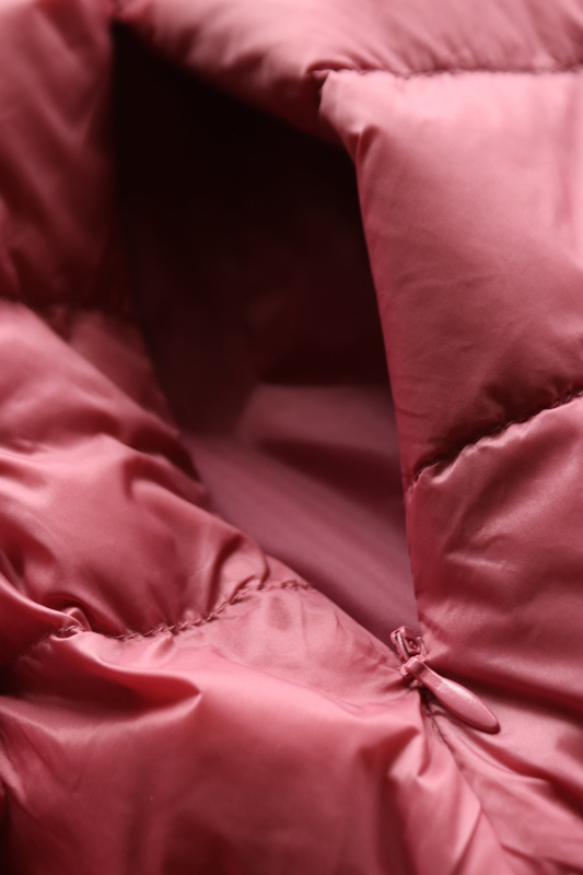 新品■LAUREN GIL② レディース 超軽量 ダウンコート ピンク L◆レディース 春まで使える 2wayフード脱着可能 ULTRA ライト ダウン コート_画像4