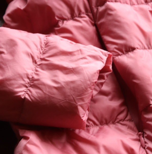 新品■LAUREN GIL② レディース 超軽量 ダウンコート ピンク L◆レディース 春まで使える 2wayフード脱着可能 ULTRA ライト ダウン コート_画像7