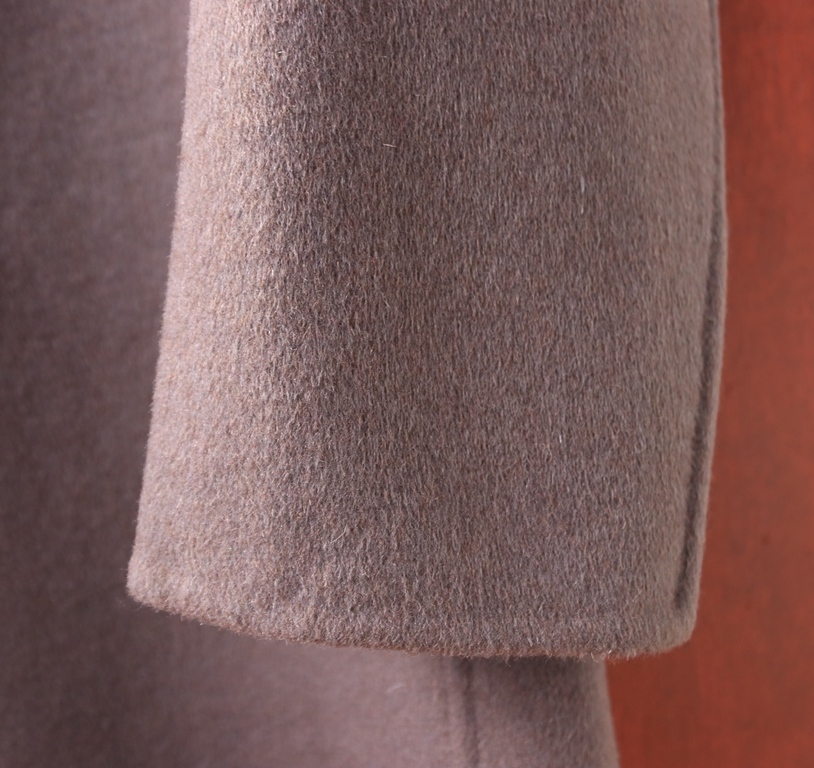 新品 新作■欧州 軽量 wool51% チェスターコ ート 灰紫 L◆メンズ 秋冬 アウター フライoneスナップ釦 cashmere テーラード ジャケット_画像5