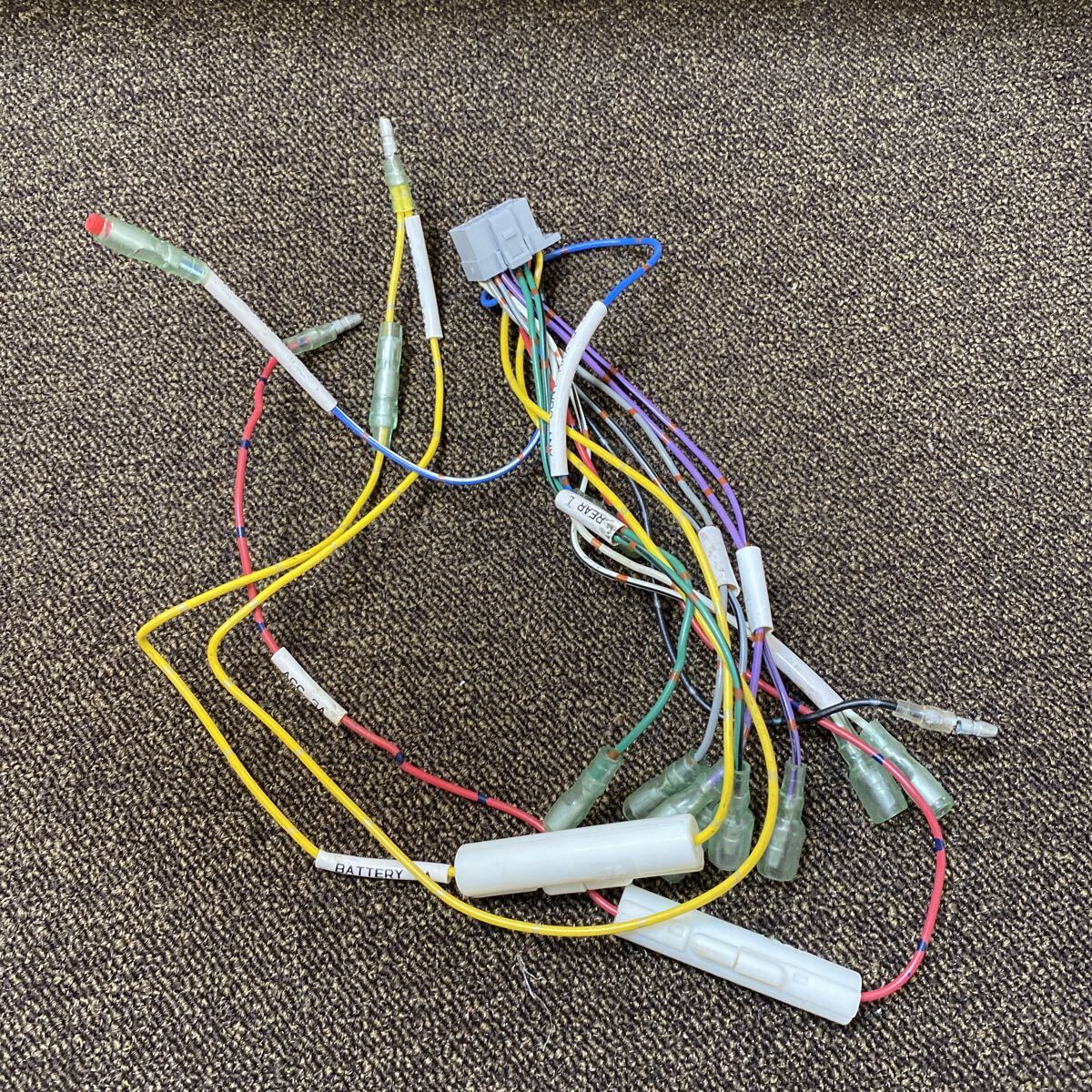 AC-1810 激安 Panasonic パナソニック 16P 灰 ナビ ステレオ オーディオ デッキ 電源カプラー コネクタ ハーネス 中古品_画像6