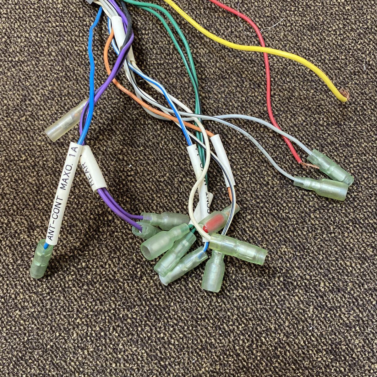 AC-1811 激安 Panasonic パナソニック 16P 灰 ナビ ステレオ オーディオ デッキ 電源カプラー コネクタ ハーネス 中古品_画像7