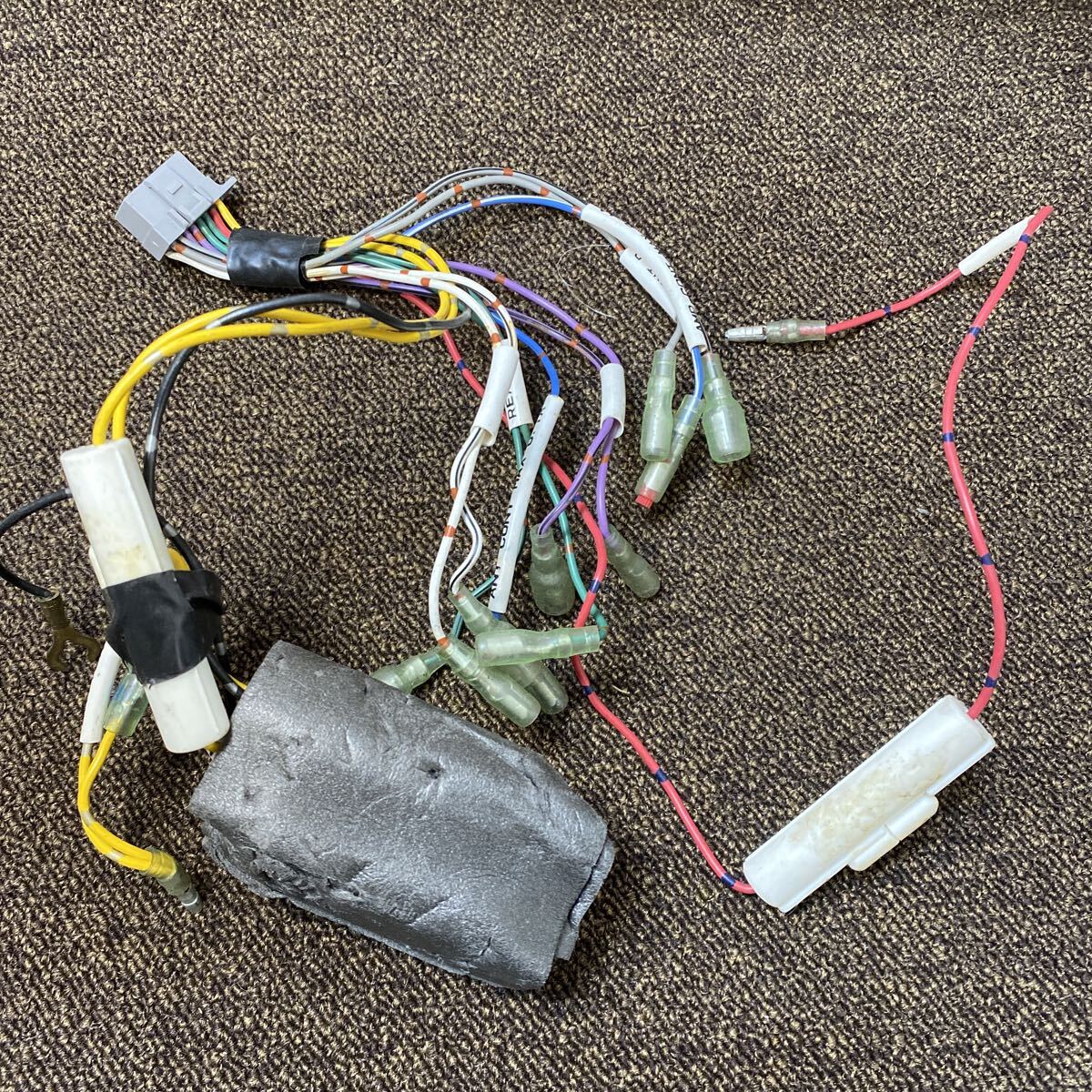 AC-1812 激安 Panasonic パナソニック 16P 灰 ナビ ステレオ オーディオ デッキ 電源カプラー コネクタ ハーネス 中古品_画像6