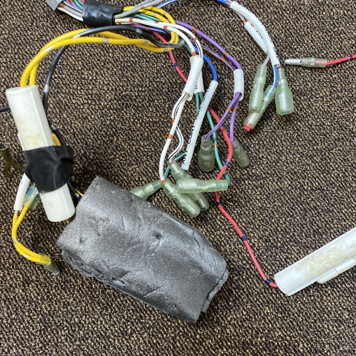 AC-1812 激安 Panasonic パナソニック 16P 灰 ナビ ステレオ オーディオ デッキ 電源カプラー コネクタ ハーネス 中古品_画像7