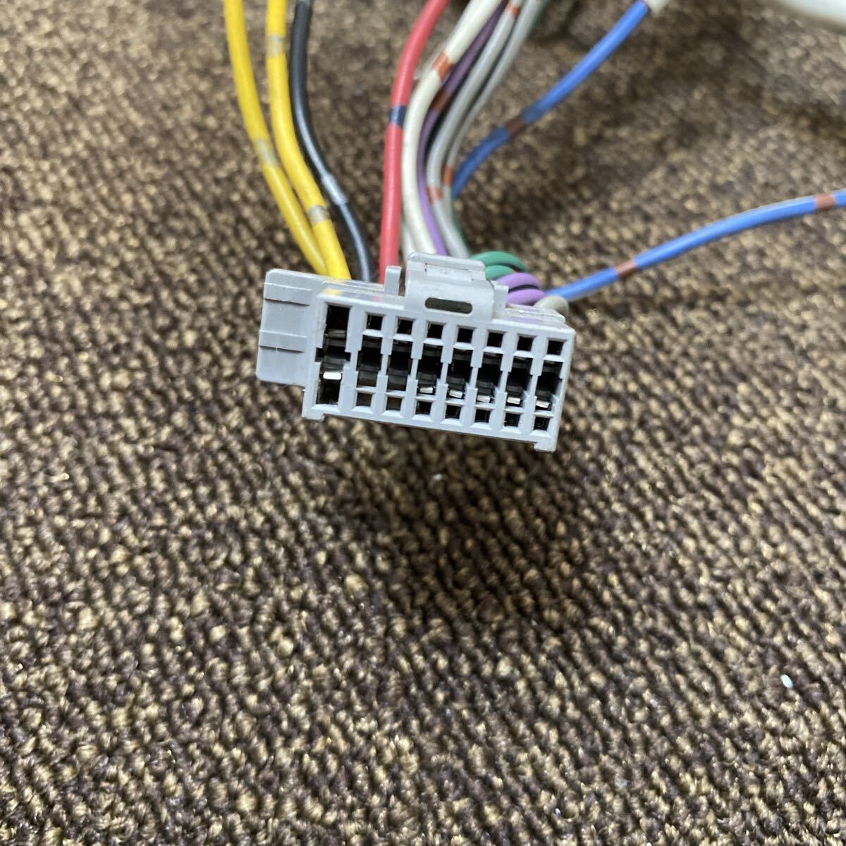 AC-1814 激安 Panasonic パナソニック 16P 灰 TOYOTA DAIHATSU 10P 変換 ナビ ステレオ オーディオ 電源カプラー コネクタ ハーネス 中古品_画像2