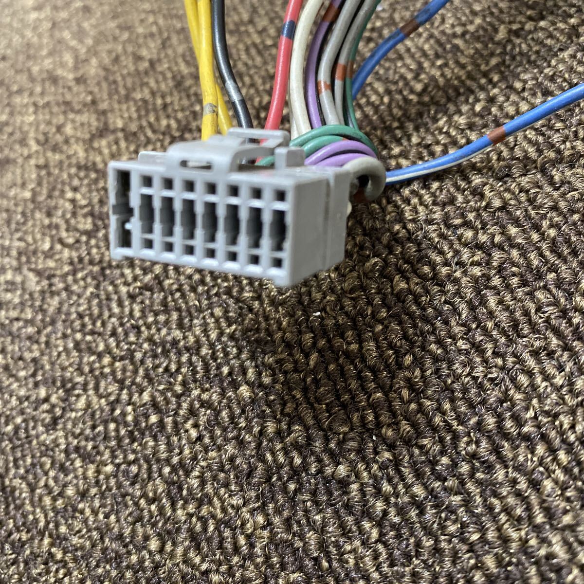 AC-1814 激安 Panasonic パナソニック 16P 灰 TOYOTA DAIHATSU 10P 変換 ナビ ステレオ オーディオ 電源カプラー コネクタ ハーネス 中古品_画像4