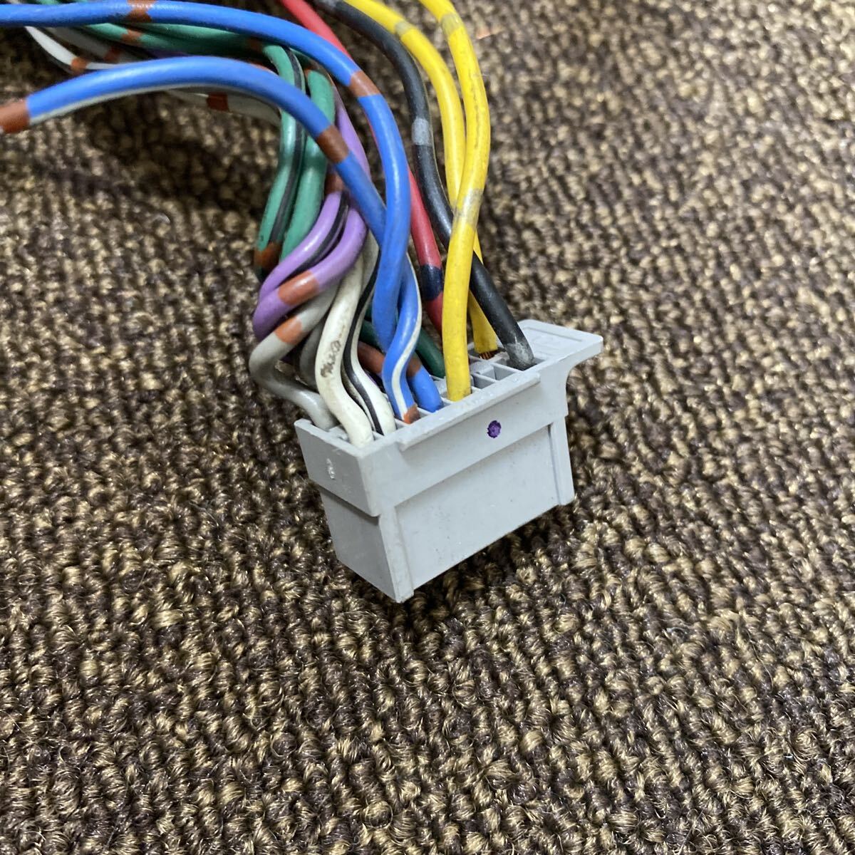 AC-1814 激安 Panasonic パナソニック 16P 灰 TOYOTA DAIHATSU 10P 変換 ナビ ステレオ オーディオ 電源カプラー コネクタ ハーネス 中古品_画像5