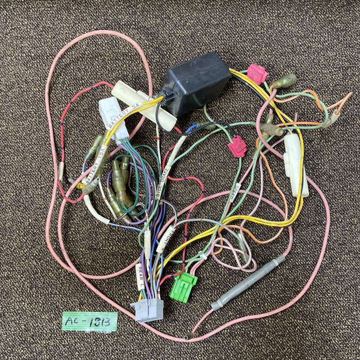 AC-1813 激安 Panasonic 16P TOYOTA DAIHATSU 6P 変換 パーキング線付き ナビ ステレオ オーディオ 電源カプラー コネクタ ハーネス 中古品_画像1