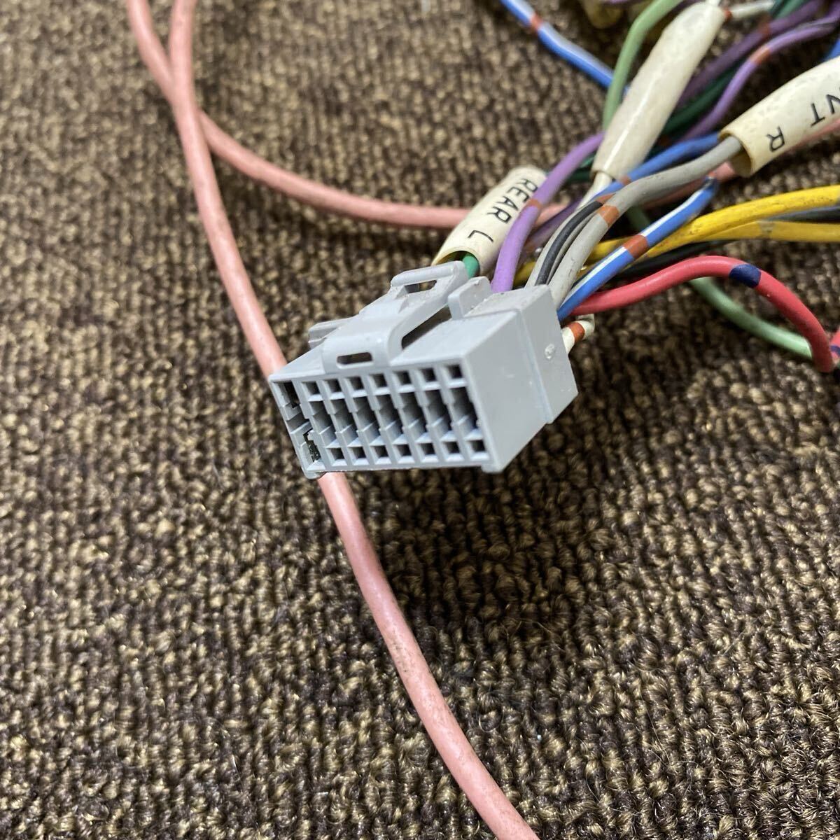 AC-1813 激安 Panasonic 16P TOYOTA DAIHATSU 6P 変換 パーキング線付き ナビ ステレオ オーディオ 電源カプラー コネクタ ハーネス 中古品_画像3